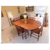 Drop Leaf dining room in open position
