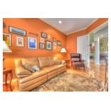 Natuzzi leather sofa