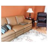 Natuzzi leather sofa