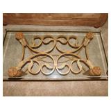 Glass Topped Coffee Table