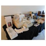 Brand new items in boxes