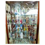 extensive collectio of Venetian perfume bottles