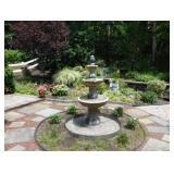 outdoor water fountain