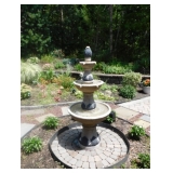 outdoor water fountain