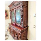 Rococo/Baroque style china cabient