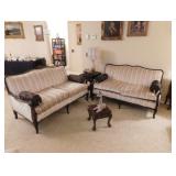 French settee pair