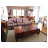 King hickory sofa and Stanley coffee table