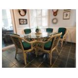 rattan wicker dining set