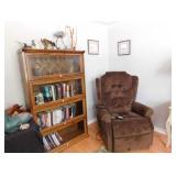 barrister bookcase and lift chair