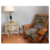 rocking chair in the style of Stickley
