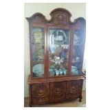 Vintage dining room china cabient