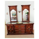 Vintage dresser with mirror 