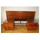 Master bedroom, King headboard, pair nite stands