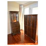 drop front desk, cd/dvd storage 