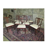 8 Chippendal chairs