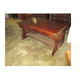 teakwood 4 drawer library table