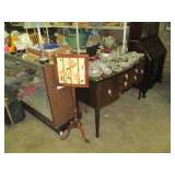 fire screen & mah sideboard