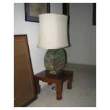 Chinese bronze table lamp circa 1970