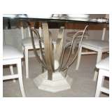 Dining room table pedestal