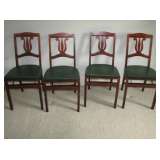 Stakmore wood folding chairs