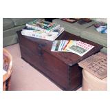 Antique pine chest