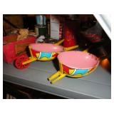 Easter Egg Wheelbarrows