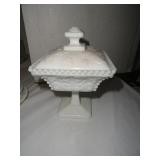 Westmoreland Milk Glass Covered Candy Dish