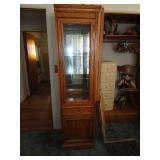 Narrow china cabinet