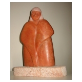 carved stone native american figurine