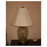 diamond pattern lead crystal lamp
