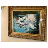 signed oil on canvas h. king