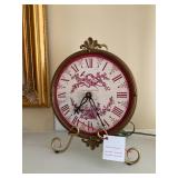 French Marchand clock on stand