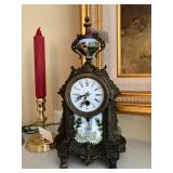 french bronze mantle clocl=k