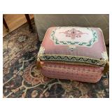 upholstered footstool