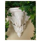fitz & floyd elephant wall planter