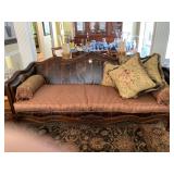 lillian august leather sofa