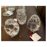 crystal egg paperweights
