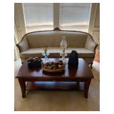 Beautiful sofa upholstered in new fabric