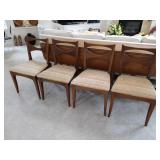 MCM Drexel Profile Double Drop Leaf Table and MCM Drexel Profile Chairs
