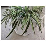 Haeger Planter w/ Faux Plant