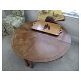 MCM 4-pc Round Divide Wedge Pie Coffee Table