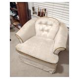 Velvet Swivel Rocker Arm Chair