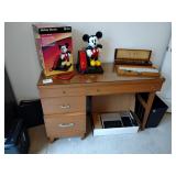 MCM Desk w/ Glass Top
