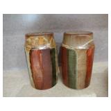 Pottery Salt and Pepper Shakers