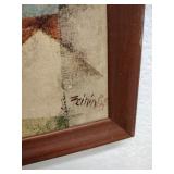 Vintage Lyonel Feininger "Gelmeroda" Lithograph