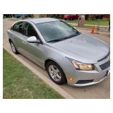 2013 4-door Chevrolet Cruze LT - 82857 miles - 1 Owner