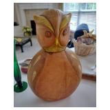 Leather Owl Decanter