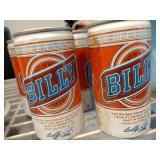 Vintage Billy Beer Cans