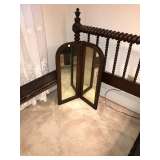 FOLDING DRESSER MIRROR ANTIQUE