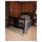 ANTIQUE TURN OF CENTURY BEDROOM SET, SOLID WOOD